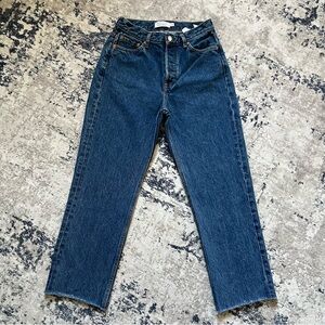 & Other Stories Straight Leg Jeans Blue Size 27